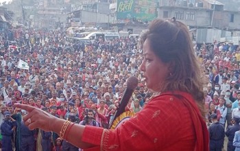 कांग्रेस केन्द्रिय सदस्य आरजु राणा गृह जिल्ला डडेल्धुरामा 